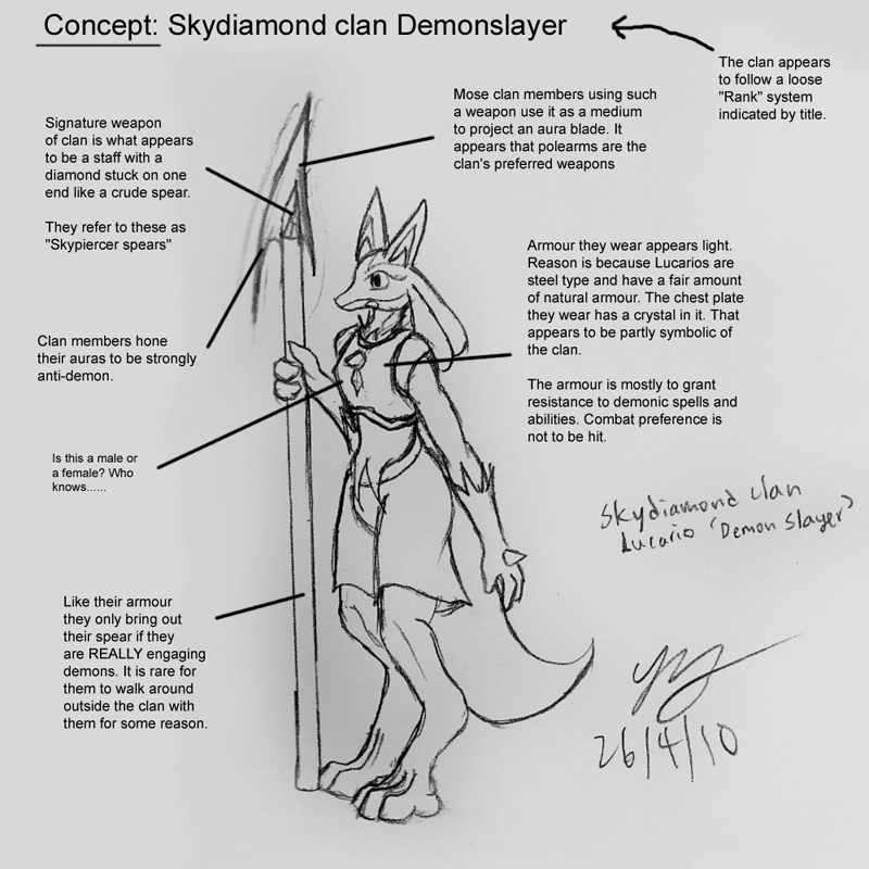 Concept: Skydiamond Lucario