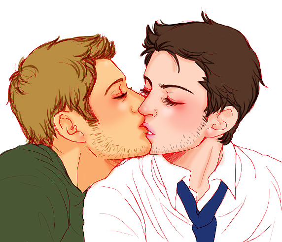 destiel by glaringstar