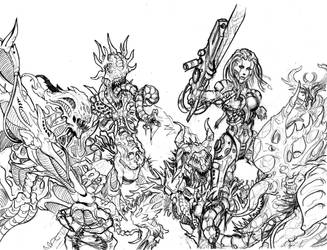 Bloodlust 3. wraparound cover (pencil)