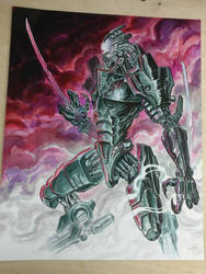 Cyborg eneny concept art for Bloodlust #4