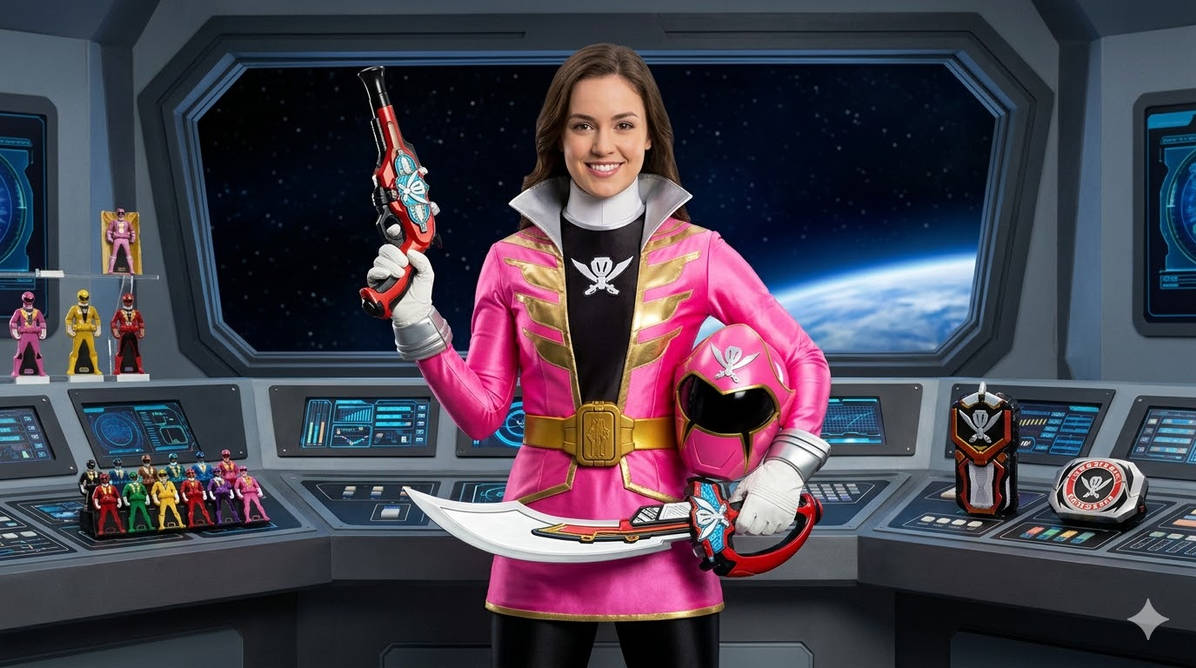 Pink Super Megaforce Ranger by Hannah-Moore on DeviantArt