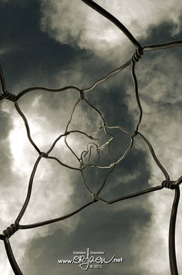 Wire sculpture in Barcelona
