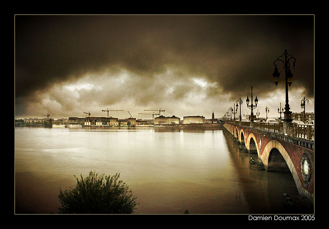 Rainy day in Bordeaux