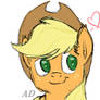 Sketch N1 AppleJack [MY LITTLE PONY]