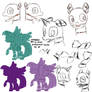 TUTORIAL : How to Draw Animatronic Ponies