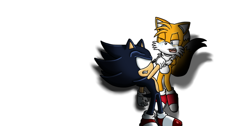 Dark Sonic Vs Tails By Sonicketchum On Deviantart
