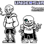 Unizone's Underswap: Distrust sans. - Sprite Sheet by SternwardDrop on ...