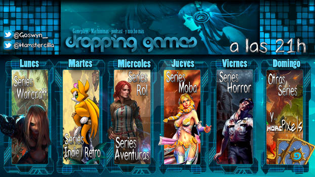 Calendario Semana Droppig Games