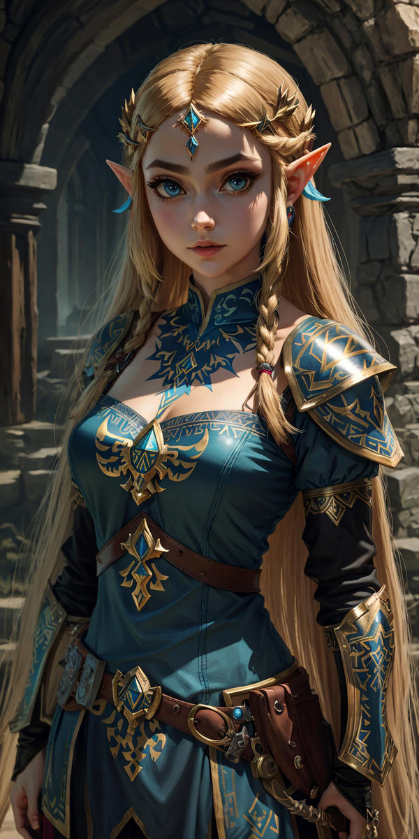 Princess Zelda #7 by lizschnabel on DeviantArt