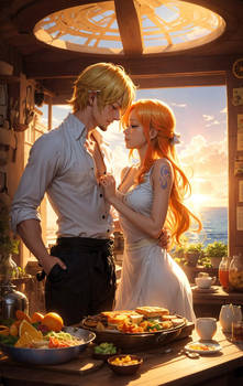 Sanji and Nami