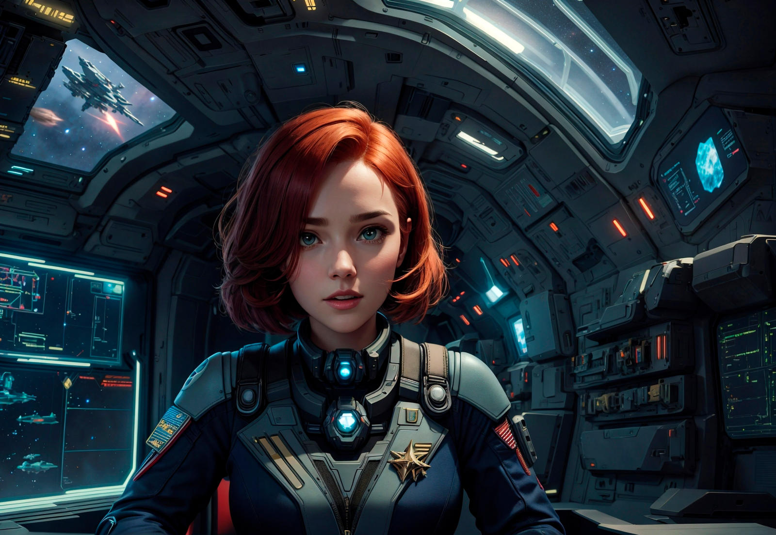 Norah Rae Battye Commander Norah Batterbee #12 - Reporting home by lizschnabel on DeviantArt