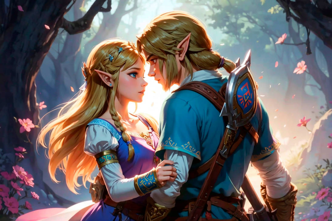 Zelda and Link #11 by lizschnabel on DeviantArt