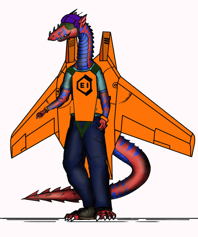 RedLightning - on the wing by Rekalnus on DeviantArt