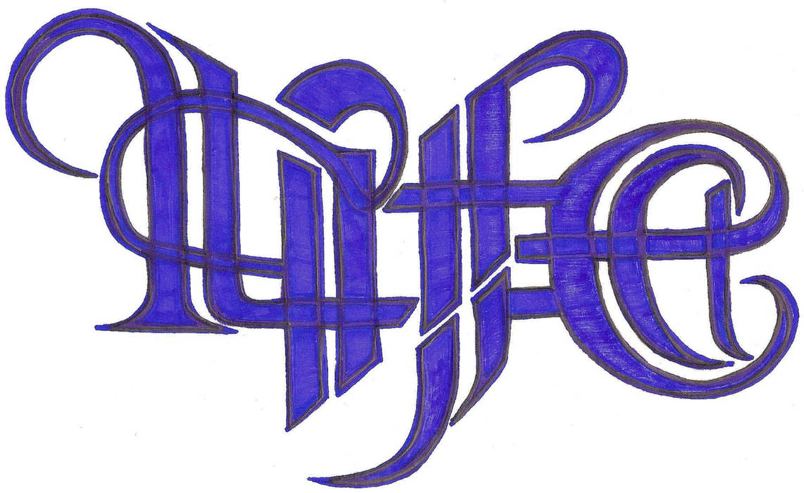 Ambigram Life or Death by t0xicsunshyne on DeviantArt