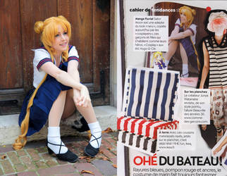 Usagi cosplay fashion magazine by clefchan