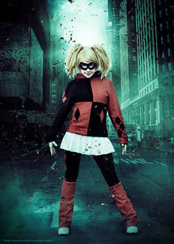 Harley Quinn dark city