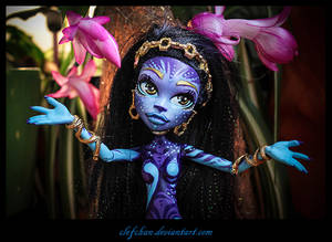 monster high ooak repaint : Alma by clefchan