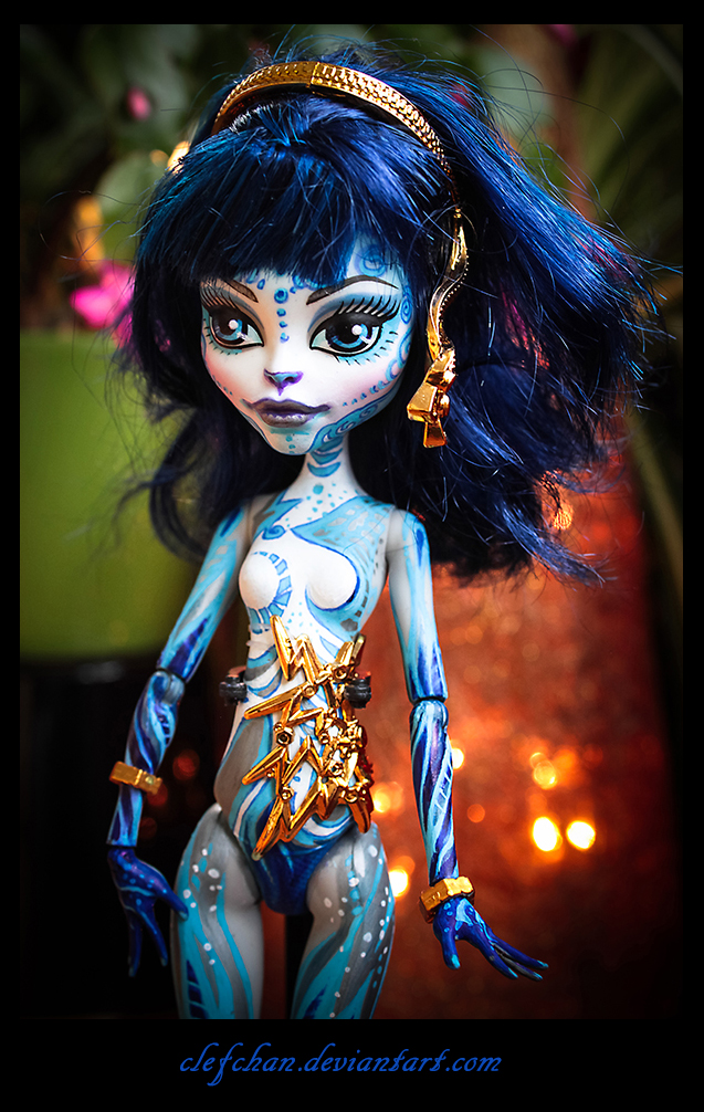 monster high ooak repaint : Senistra2