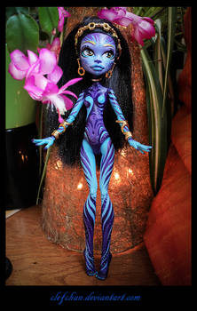 monster high ooak repaint : Alma2