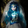 monster high ooak repaint: Emily from corpse bride