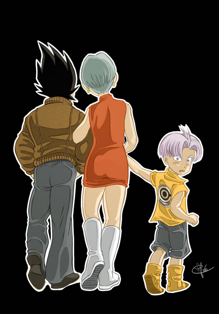 Vegeta Bulma Trunks: a family by clefchan on DeviantArt