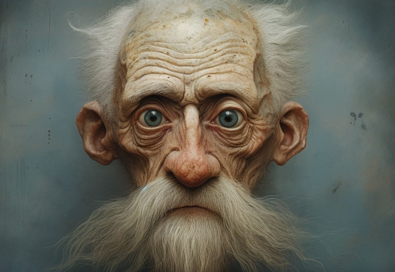 The really old man by WarWhole on DeviantArt