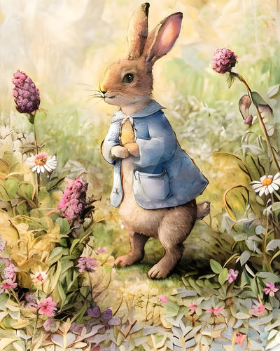 Blue Jacket Rabbit Cartoon Rabbit with a blue jacket by OrlyLaWizard on DeviantArt