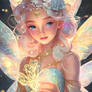 Fairy with a magic wand