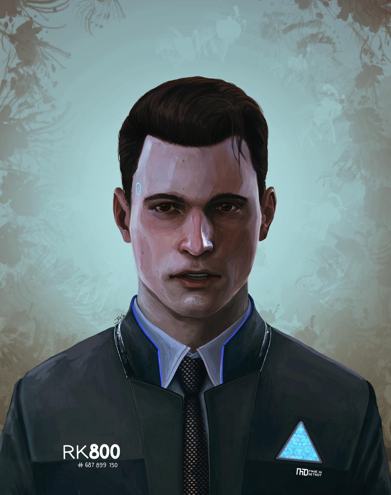 Conner Portrait Connor portrait by Sosoek on DeviantArt