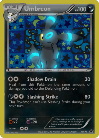pokemon shiny umbreon card Pokmon from TG22/TG30 set SVP 176 / Promo Card Type / HP / Stage Pokemon Sun & Moon Base