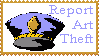 Report Art Theft Stamp