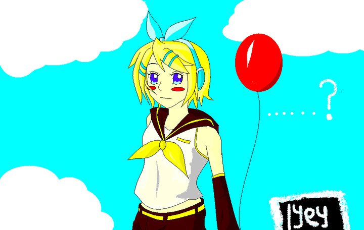 MS Paint: Kagamine rin