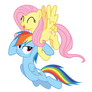 Dash and Fluttershy