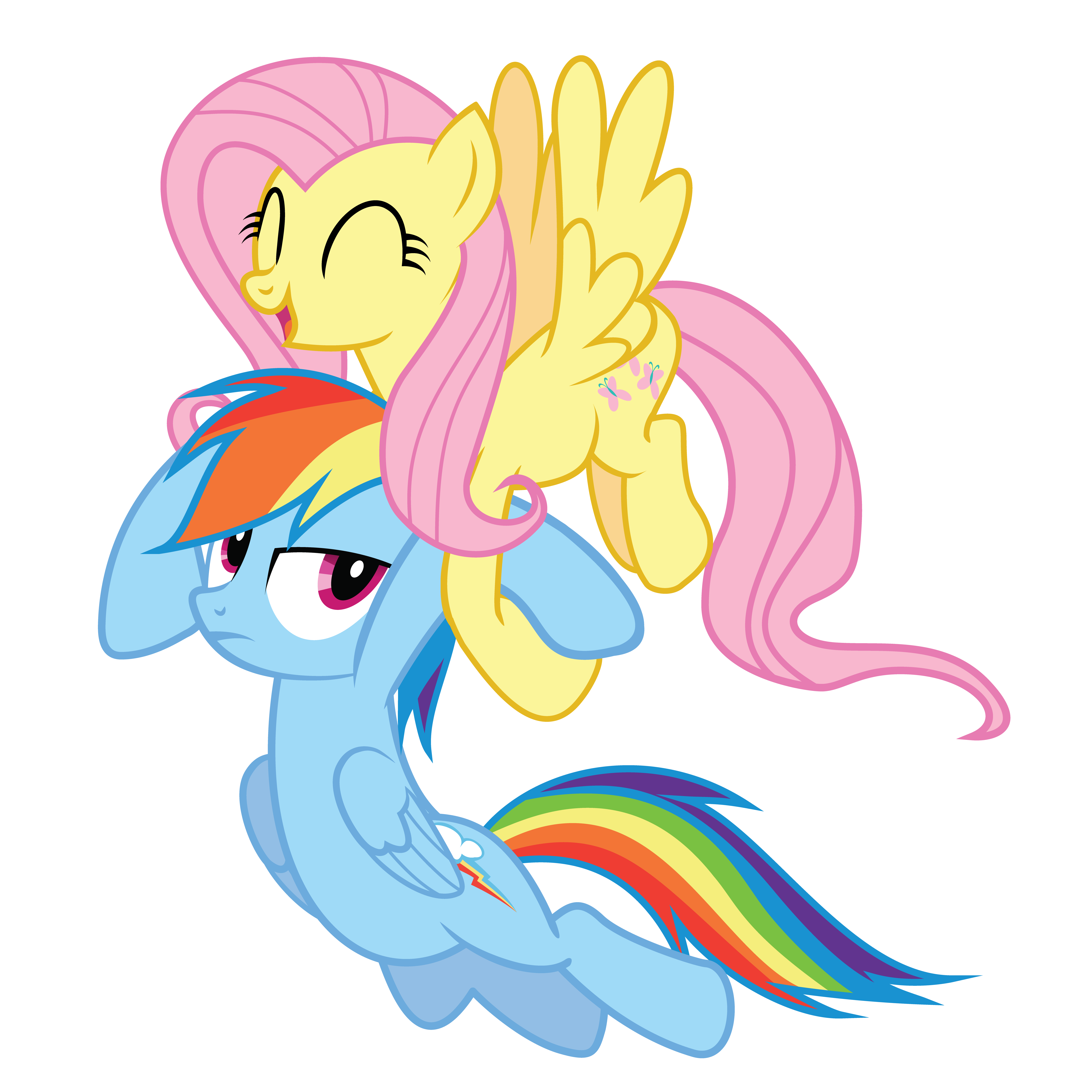 Dash and Fluttershy