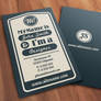 Vintage Typographic Card