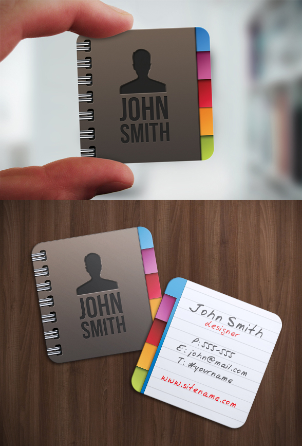 Contacts Iconic Business Card by nexion218