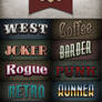 Retro Vintage Text Styles Bundle