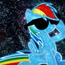 Cosmic rainbow dash