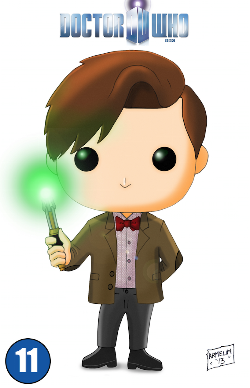 11th Doctor - Pop Card