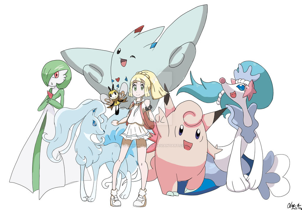 Pokemon Usum Lillie Dream Team D By Poketrainer Alex On Deviantart