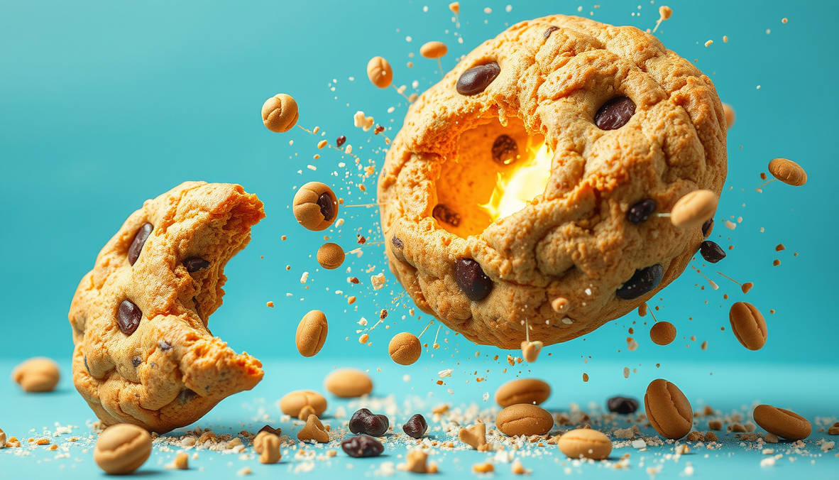 Exploding Cookies Volcano Exploding Cookie by AgentNovaSpy on DeviantArt
