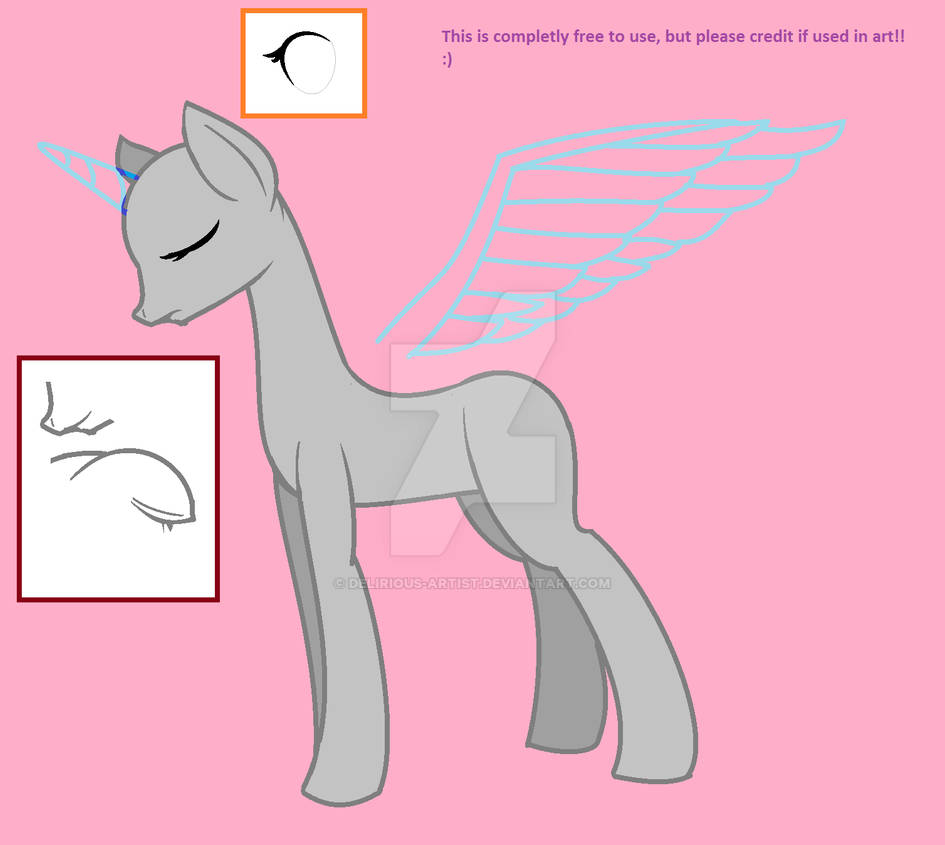 Mlp-Base #1 by Delirious-Artist on DeviantArt