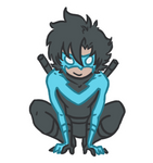 Nightwing Sticker by YanguLaRoo