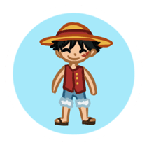 Luffy Mini Sticker Luffy Mini Sticker by YanguLaRoo on DeviantArt