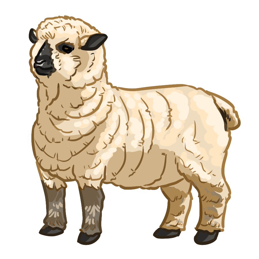 Deviantart Characters Sheep Hampshire Sheep by YanguLaRoo on DeviantArt