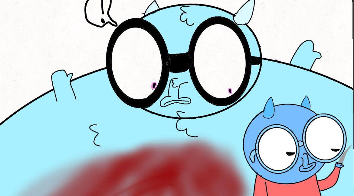 Fluff got over inflated by htf oc by poopybutt3008 on DeviantArt