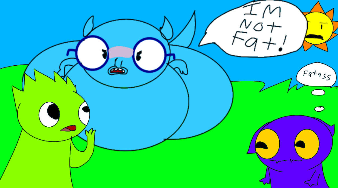Fat sniffles in the fields by poopybutt3008 on DeviantArt