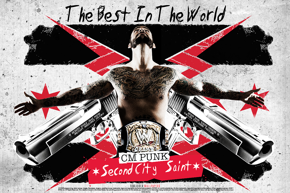 CM Punk Best In The World Wallpaper by SoulRiderGFX on DeviantArt