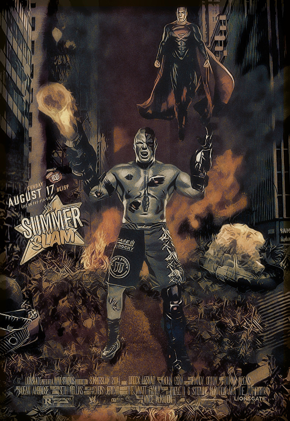 WWE Summerslam 2014 Poster