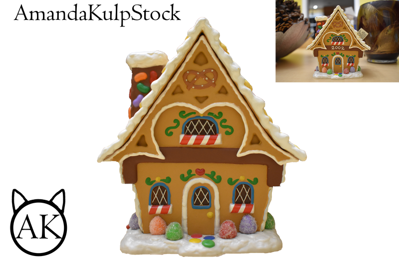 Gingerbread House PNG Stock (Pre-Cut)